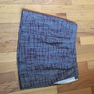 Mini skirt white and Red